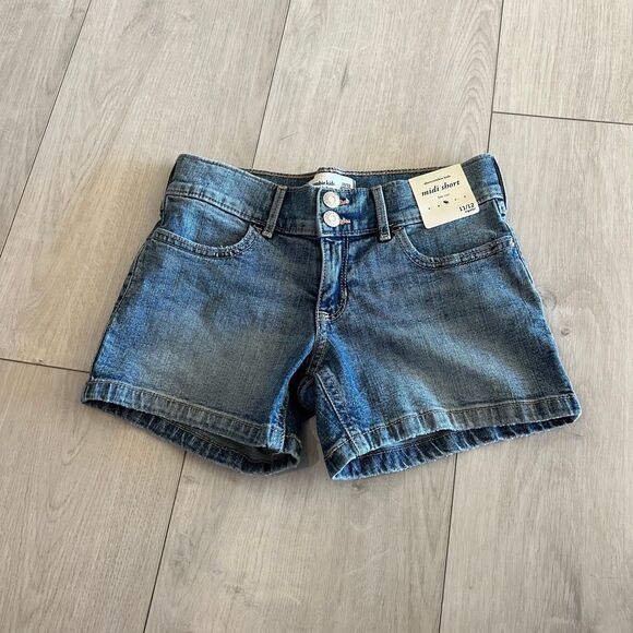 Abercrombie kids low rise midi shorts girls size 11/12 - Picture 1 of 8
